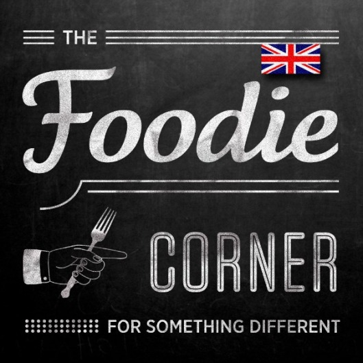 The Foodie Corner Logo with British flag